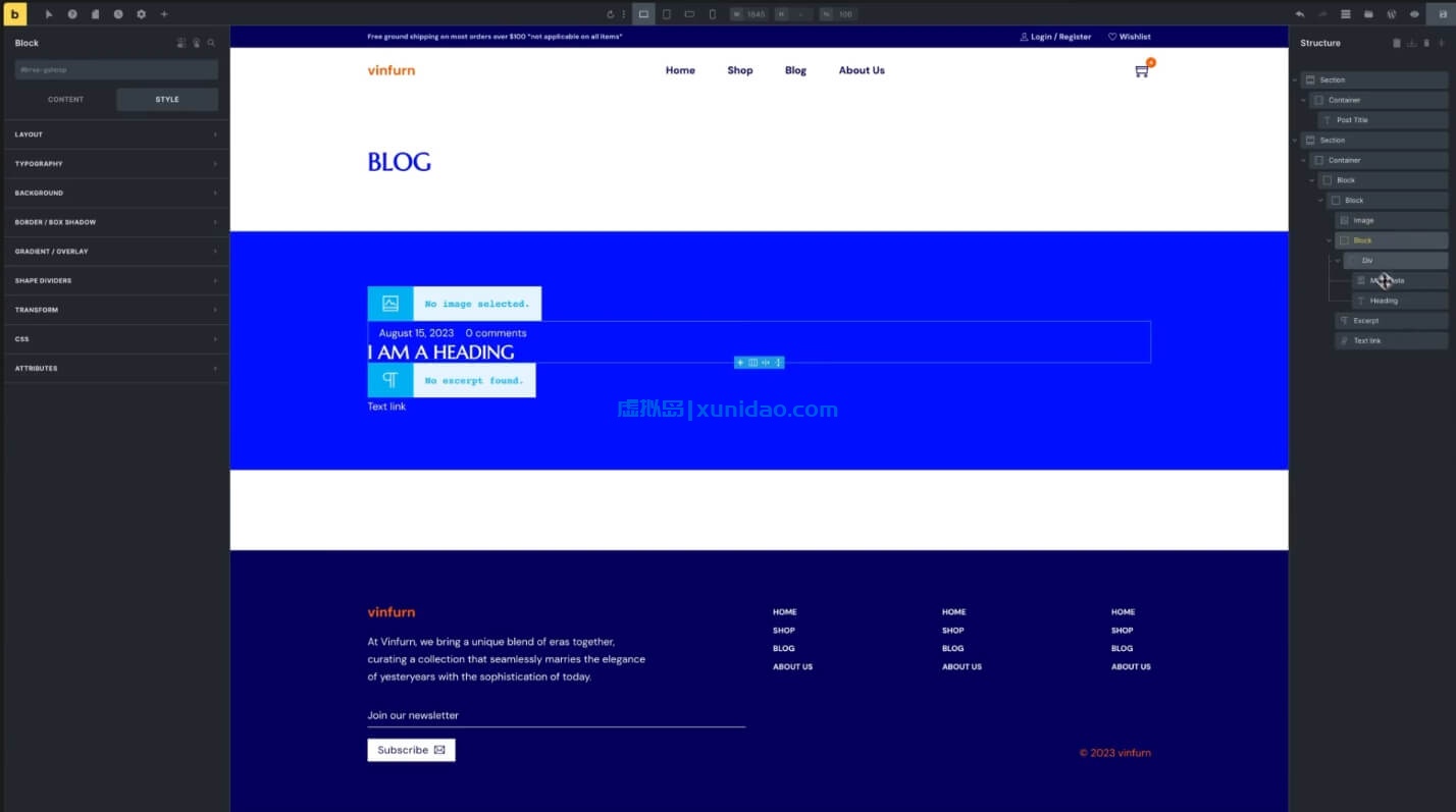 最新版Bricks Builder主题 WordPress可视化编辑器主题破解英文/中文版