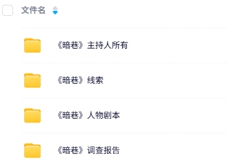 《暗巷》7人剧本杀电子版资源网盘下载
