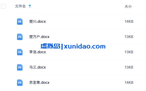 《长生门》5人剧本杀电子版资源网盘下载