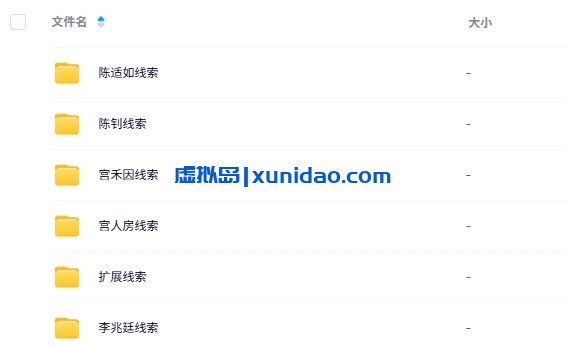 《大胥秘史》7-8人剧本杀电子版资源网盘下载 《大胥秘史》7-8人剧本杀电子版资源网盘下载