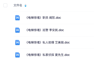 电梯惊魂》6人剧本杀电子版资源网盘下载