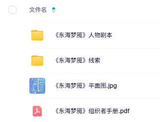 《东海梦魇》8人剧本杀电子版资源网盘下载