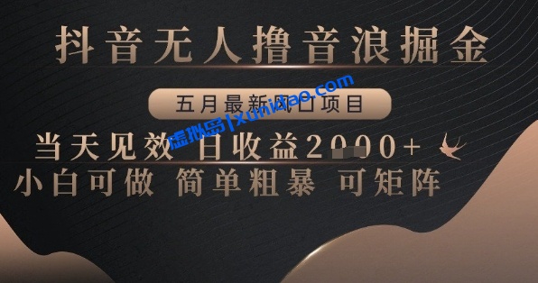 【阿豪】抖音无人直播赚钱教程:多号矩阵操作日赚2000+