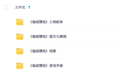 《福威镖局》8-9人剧本杀电子版资源网盘下载