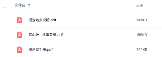 《宫心计》9人剧本杀电子版资源网盘下载