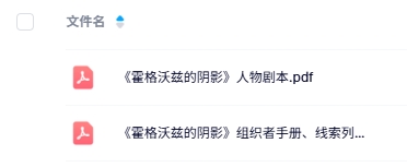 《霍格沃兹的阴影》6人剧本杀电子版资源网盘下载