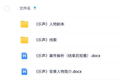 《乐声》5人剧本杀电子版资源网盘下载