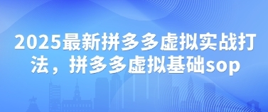 【云图笔记】2025拼多多虚拟产品SOP全流程:实战赚钱打法分享