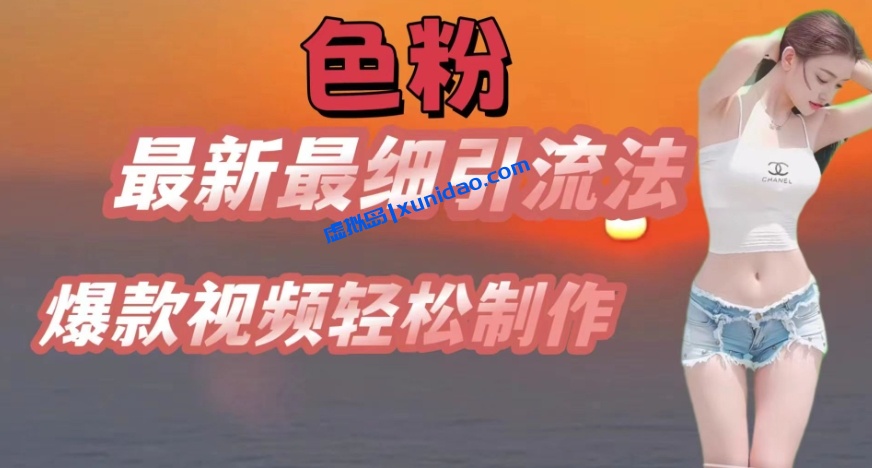 【时克】短视频色粉引流赚钱教程：男粉最细引流方法讲解