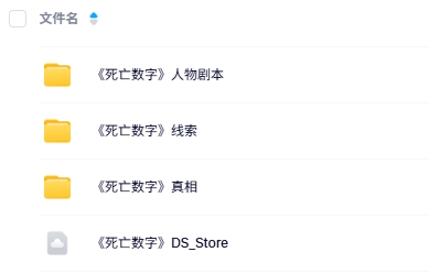 《死亡数字》6人剧本杀电子版资源网盘下载