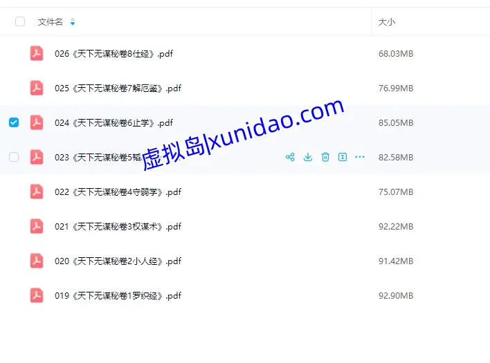 《天下无谋之秘卷八书》全套8册原版套装 PDF电子书下载