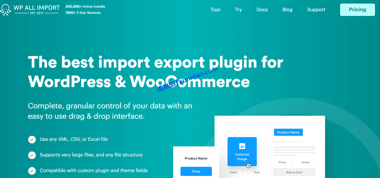 WP All Import Pro最新版，WordPress导入导出插件破解版下载
