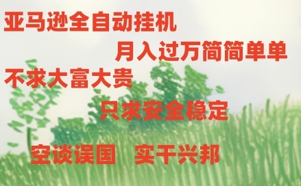 【候哥】亚马逊全自动浏览挂机赚钱项目:自动浏览店铺赚美金