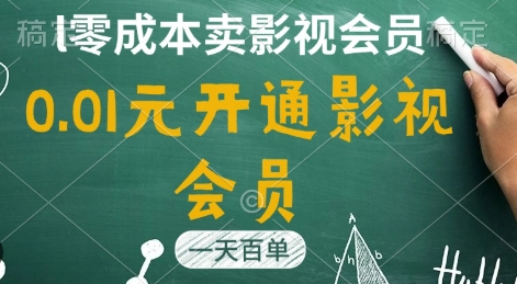 【辉富部落】直开影视会员APP赚钱教程:一天卖出上百单日入1000+