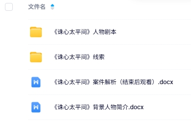 《诛心太平间》5人剧本杀电子版资源网盘下载