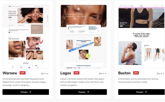 Rey WordPress电商主题模板中文/英文版 – 艺术品、服装或家具店主题