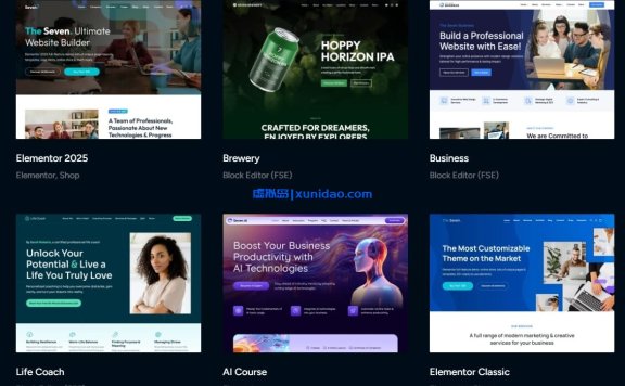 The7 WordPress主题模板破解版中文/英文版下载v12.5.0
