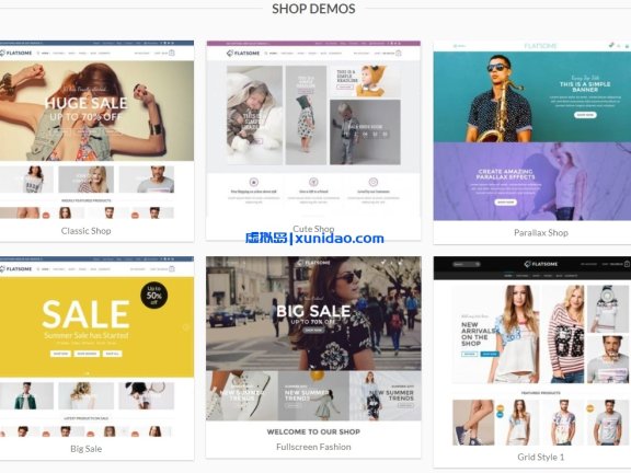 Flatsome WordPress商城主题破解版英文版v3.19.12