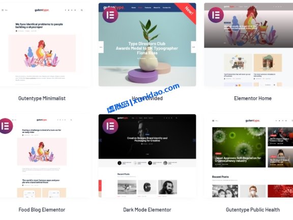 Gutentype 古腾堡WordPress博客杂志主题模板破解版 中文/英文版v2.1.9