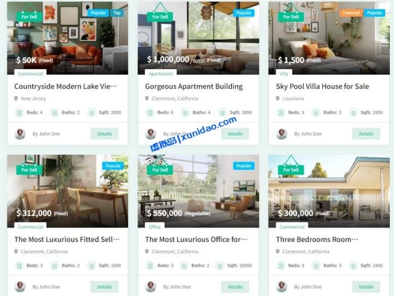 Homlisti WordPress房产中介主题模板破解版下载