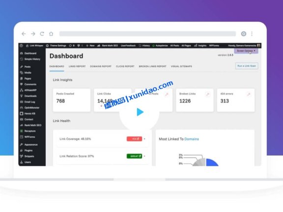 最新版Link Whisper Pro WordPress锚文本链接SEO插件破解版下载