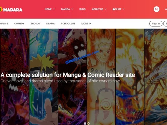 最新版Madara WordPress漫画图片类主题模板破解版下载