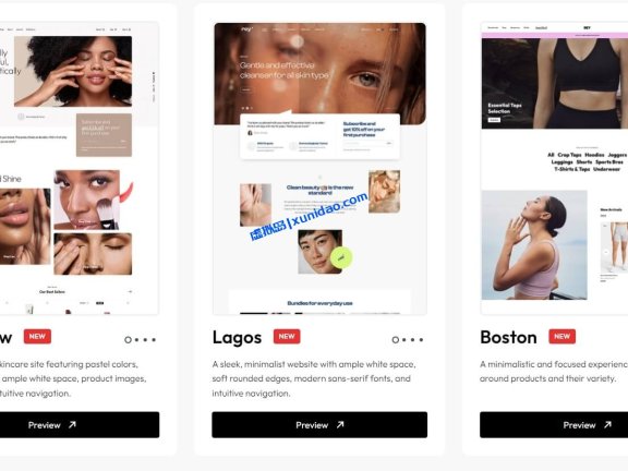 Rey WordPress电商主题模板中文/英文版 – 艺术品、服装或家具店主题