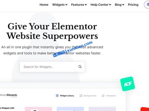 最新版Unlimited Elements WordPress Elementor Pro扩展插件破解版下载