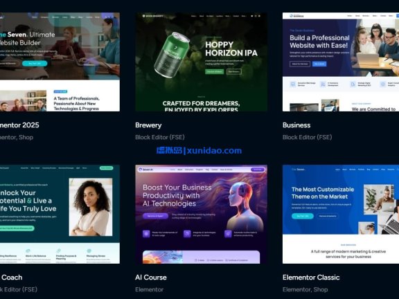 The7 WordPress主题模板破解版中文/英文版下载v12.5.0